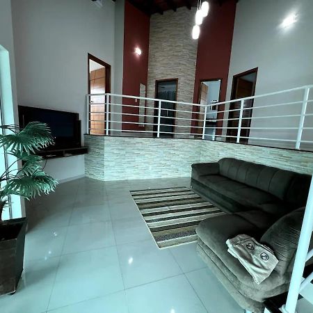 Vila Casa Alto Padrao Com Area Gourmet Completa, Piscina E Campo Futebol Socorro  Exteriér fotografie