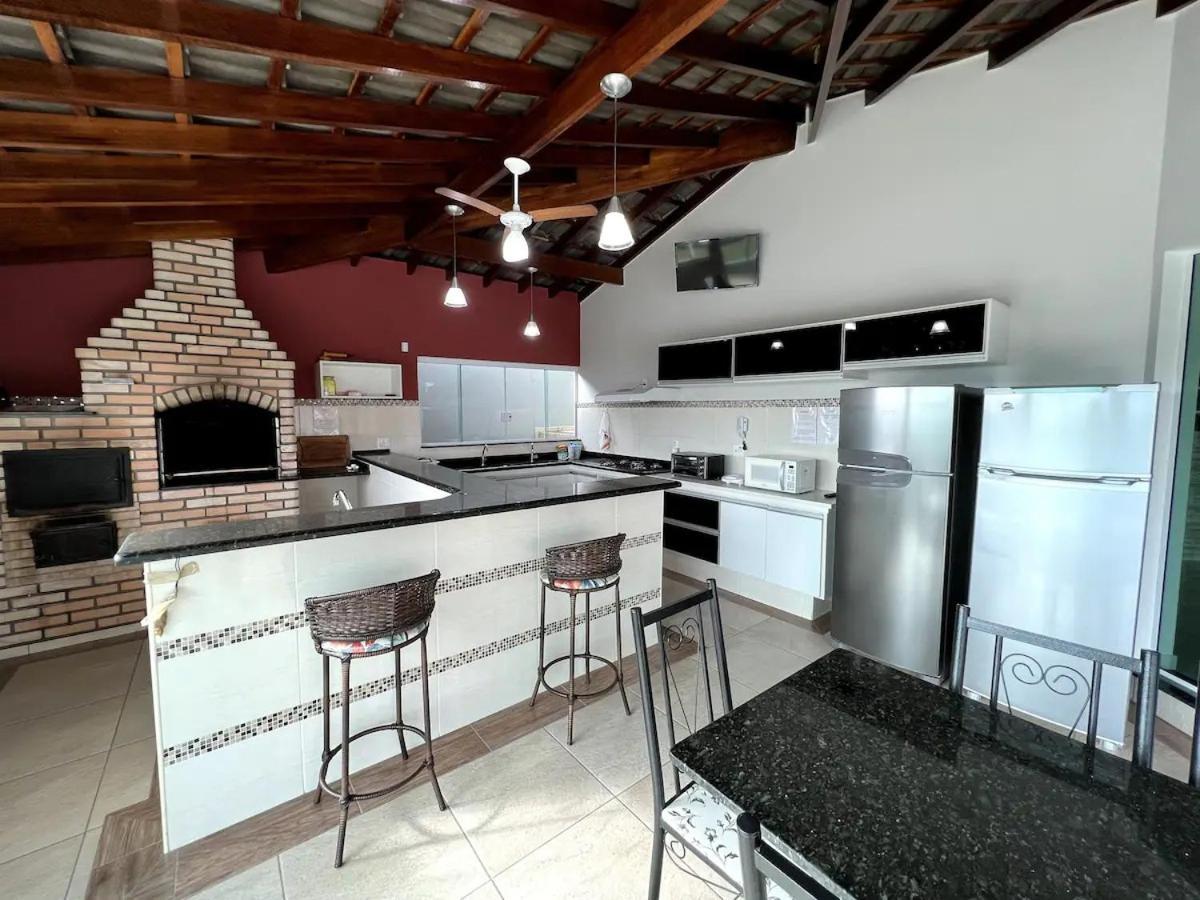 Vila Casa Alto Padrao Com Area Gourmet Completa, Piscina E Campo Futebol Socorro  Exteriér fotografie